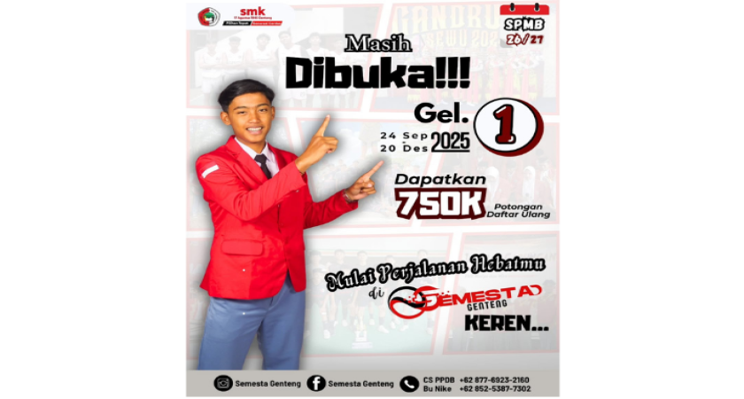 GELOMBANG 1 MASIH DIBUKA LHO... ????????????????